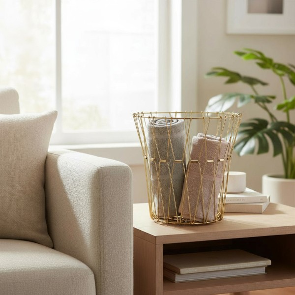 Rose Gold Fruit Basket - Image 4