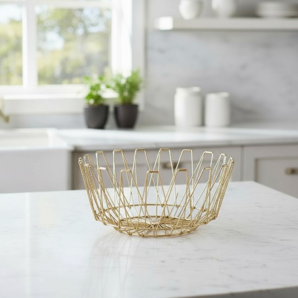 Rose Gold Fruit Basket - Image 3
