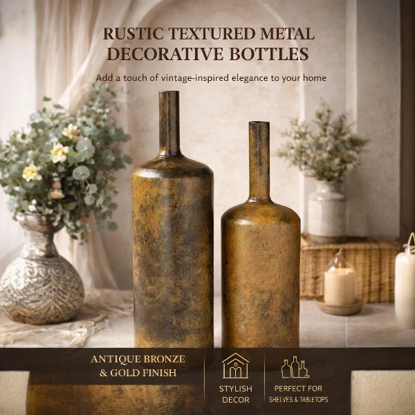 Decorative Bottle Vase - Image 3