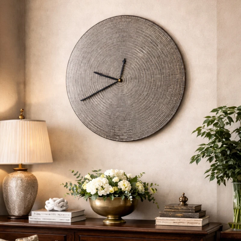 Aurora Weave Wall Clock - Image 2